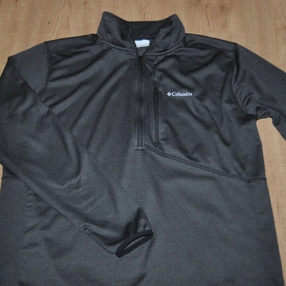 COLUMBIA park view half zip men's XL sweater - Picture 6 of 7